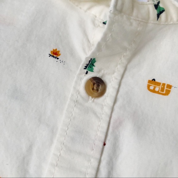 Old Navy pattern print dress shirt - Picture 6 of 7